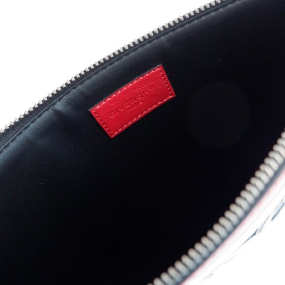 Authentic Preowned Givenchy Red Leather Clutch - Picture 11 of 13